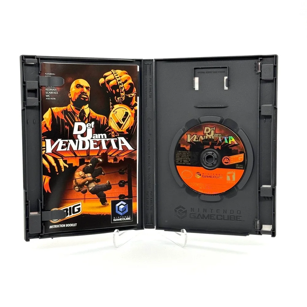 Def Jam Vendetta Nintendo GameCube Black Label Complete CIB Game